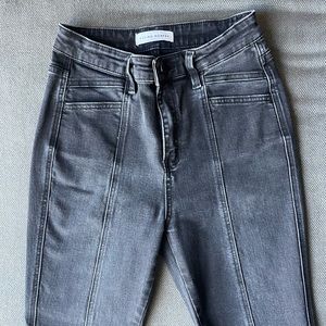 Wash out black skinny jeans